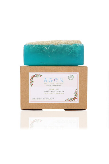 Savon Naturel au Loofah et à l’Extrait d’Eucalyptus – 120 g - 1
