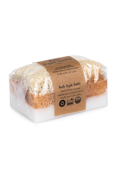 Savon Naturel au Loofah, Miel et Lait d’Ânesse – Soin Naturel pour Votre Peau - 3