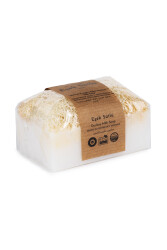 Savon Naturel au Luffa et au Lait d'Ânesse (120g) – Nourrissez Votre Peau Naturellement - 3