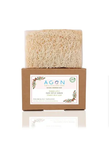 Savon Naturel au Luffa et au Lait d'Ânesse (120g) – Nourrissez Votre Peau Naturellement - 8