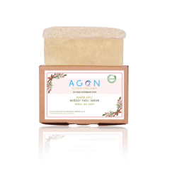 Savon Naturel au Luffa et Extrait de Blé | Savon Exfoliant Fait Main - AGON