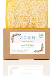 Savon Naturel au Luffa et Extrait de Citron | Savon Exfoliant Fait Main - 2