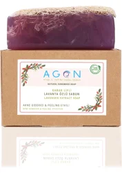 Savon Naturel au Luffa et Extrait de Lavande | Savon Exfoliant Fait Main - 1