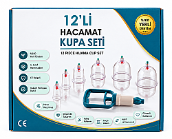 Set de Ventouses de Hijama 12 Pièces (Sans Marque) - 