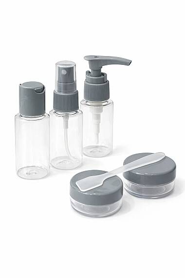 Seyahat Seti 6 Lı -Gri- - 4