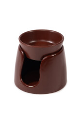 Short Bowl Burgundy Oil Burner - 4