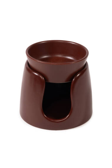 Short Bowl Burgundy Oil Burner - 5