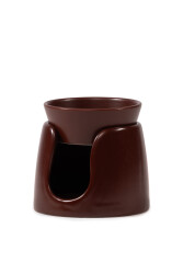 Short Bowl Burgundy Oil Burner - 6
