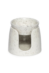 Short Bowl Incense Burner - White - 4
