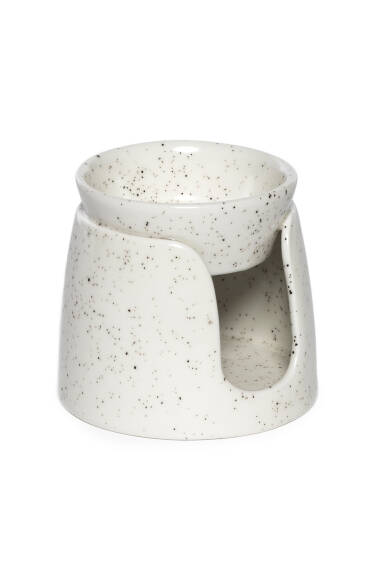 Short Bowl Incense Burner - White - 5