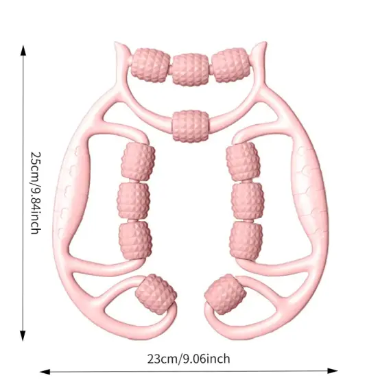 Silikon-Beinmassagegerät mit 12 Rollen - 4