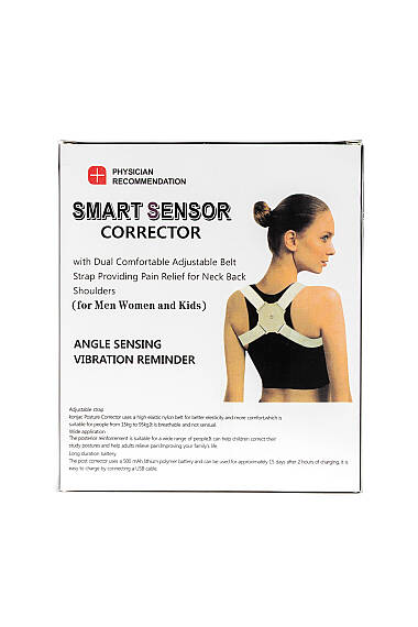 Smart Sensor Posture Corrector with Vibration Alert – Posture Support Brace - 1