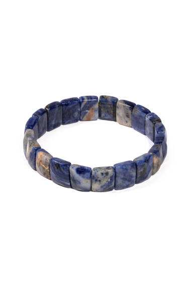 Sodalit Taşı Doğal Taş Rolex Bileklik - 1