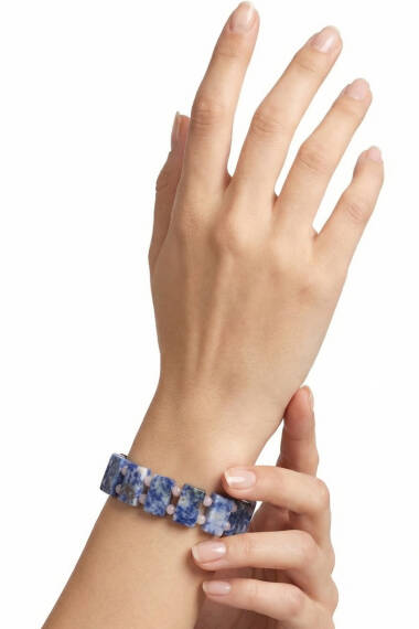 Sodalite Natural Stone Rolex Beaded Bracelet - 2