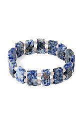 Sodalith Naturstein Rolex Perlenarmband - İpekyol