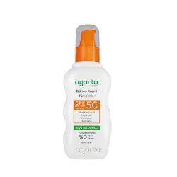 واقي شمس طبيعي عالي الحماية لجميع أنواع البشرة SPF 50، 200 مل - Agarta