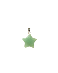 Star-Shaped Aventurine Stone Pendant - 
