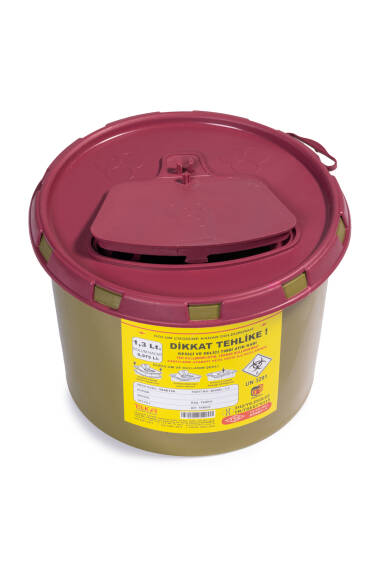 Tıbbi Atık Kovası 1,3 LT. - 2