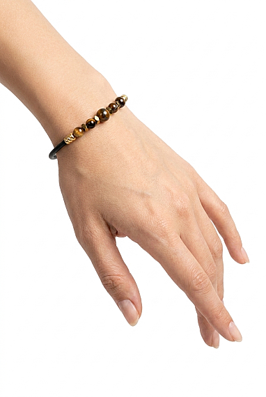 Tigerauge Lederarmband - 2