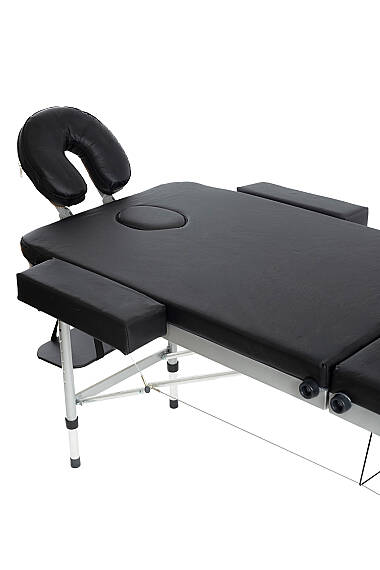 Tragbare Massagebank - Liege Schwarz (Luxus Elegant 60 cm) - 2