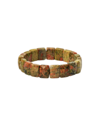 Unakite Natural Stone Rolex Bracelet - İpekyol