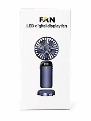 Ventilateur à Main Rechargeable avec Écran LED – Mini Ventilateur Portable USB, Silencieux et Puissant - 2