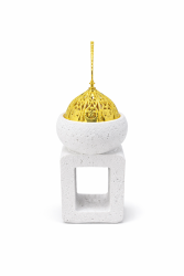 White Domed Incense Burner - Mirac