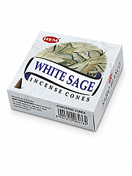 White Sage Aromalı Konik Tütsü - 3