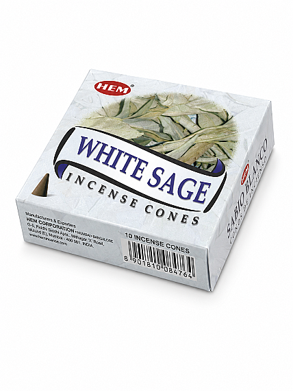 White Sage Aromalı Konik Tütsü - 3