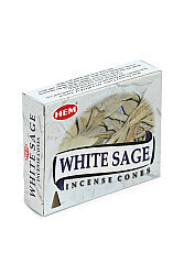 White Sage Aromalı Konik Tütsü - 4