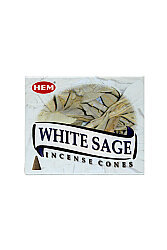 White Sage Aromalı Konik Tütsü - 2