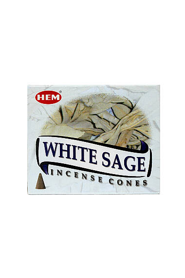 White Sage Aromalı Konik Tütsü - 2