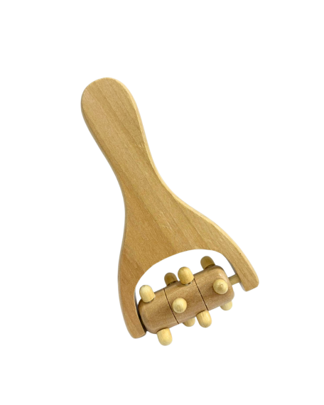 Wooden Serrated Massage Tool – Natural Wood, Relaxing & Effective Massage - 1