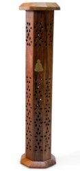 Wooden Tower Incense Holder - 